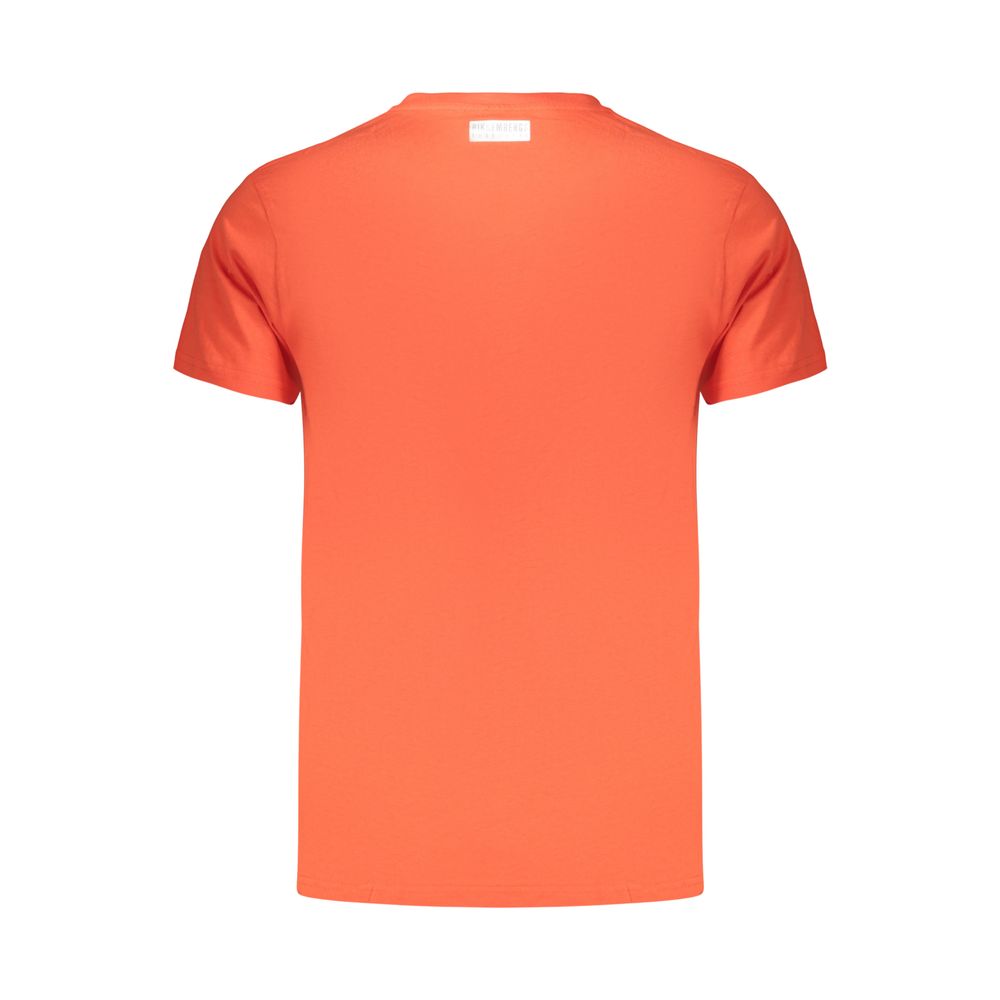 Bikkembergs Orange Cotton Men's T-Shirt Bikkembergs