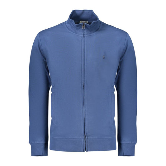 Coveri Moving Blue Cotton Men's Sweatshirt Coveri Moving