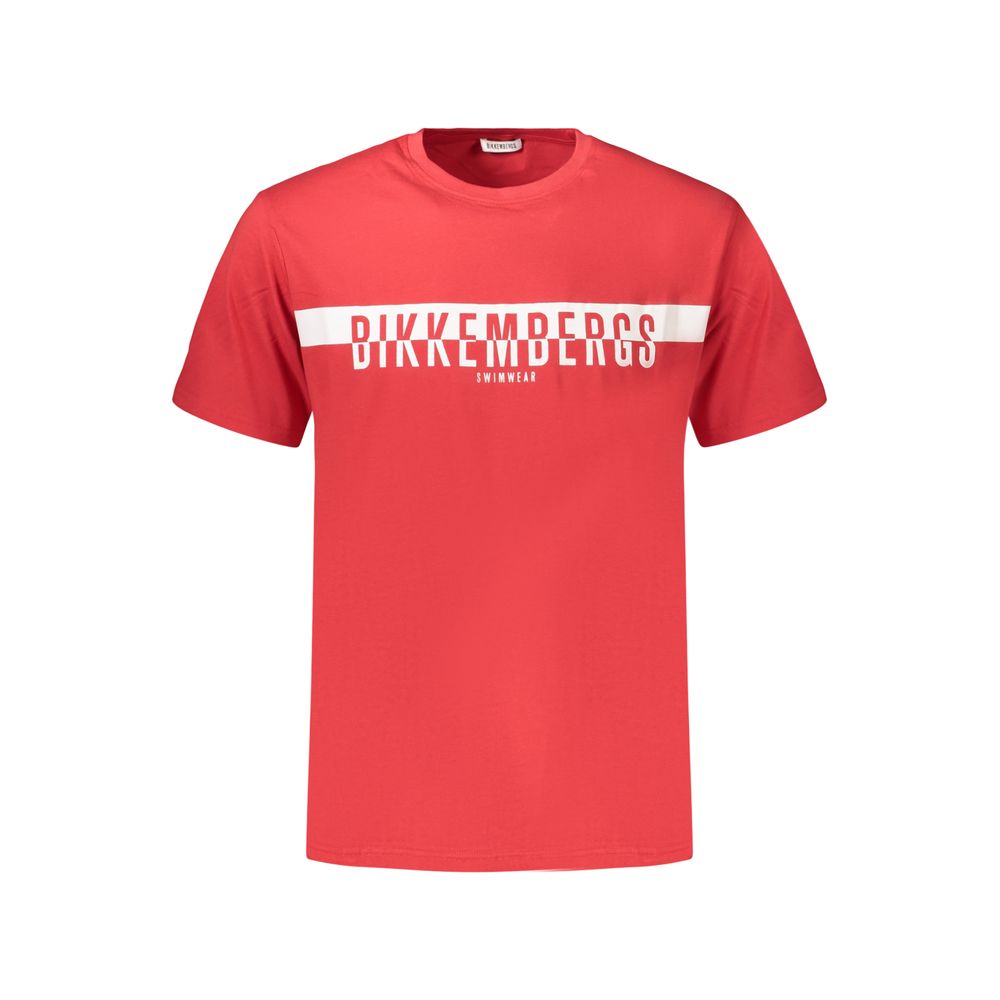 Bikkembergs Bianco Cotton Men T-Shirt Bikkembergs