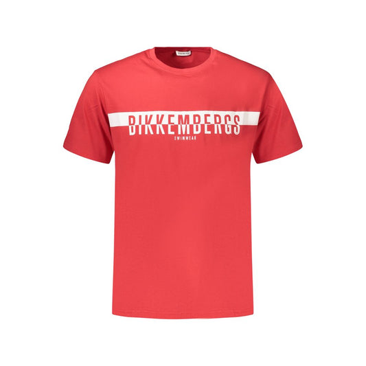 Bikkembergs Bianco Cotton Men T-Shirt Bikkembergs