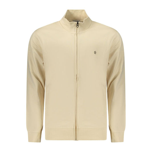 Coveri Moving Beige Cotton Men's Sweatshirt Coveri Moving