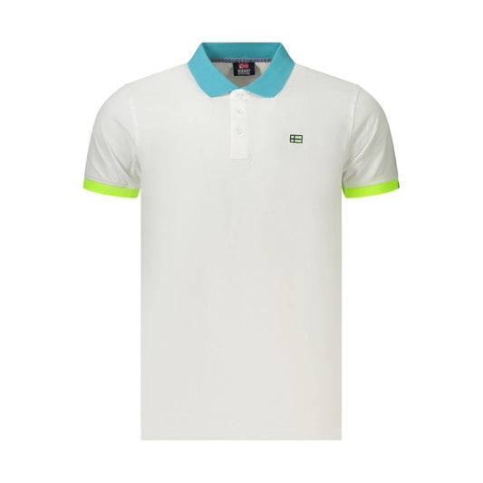Norway 1963 Bianco Cotton Men's Polo