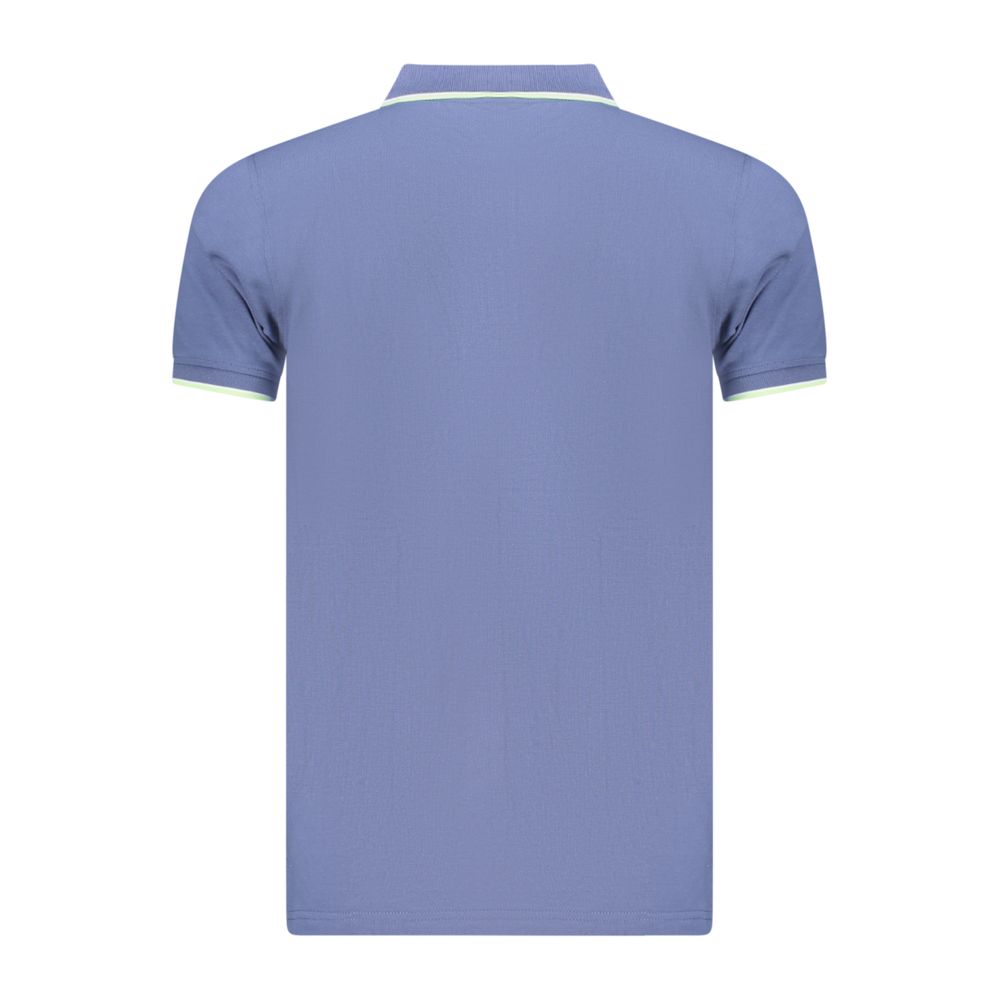 Norway 1963 Blue Cotton Men's Polo Shirt Norway 1963
