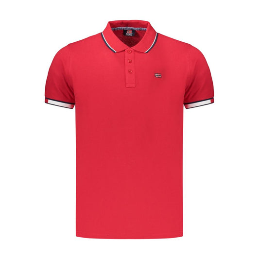 Norway 1963 Rosso Cotton Men's Polo Norway 1963