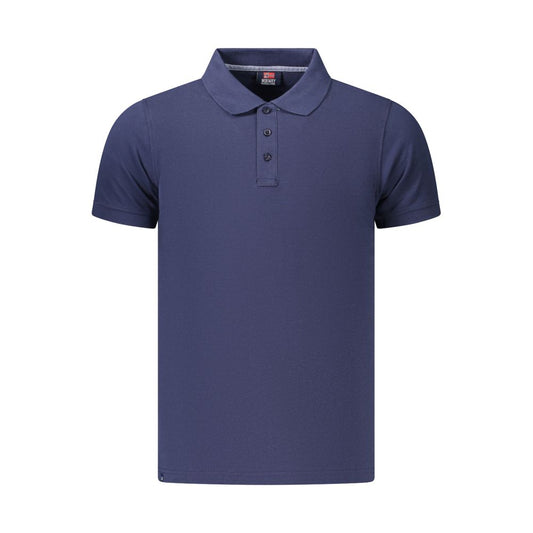 Norway 1963 Blue Cotton Men's Polo Shirt Norway 1963