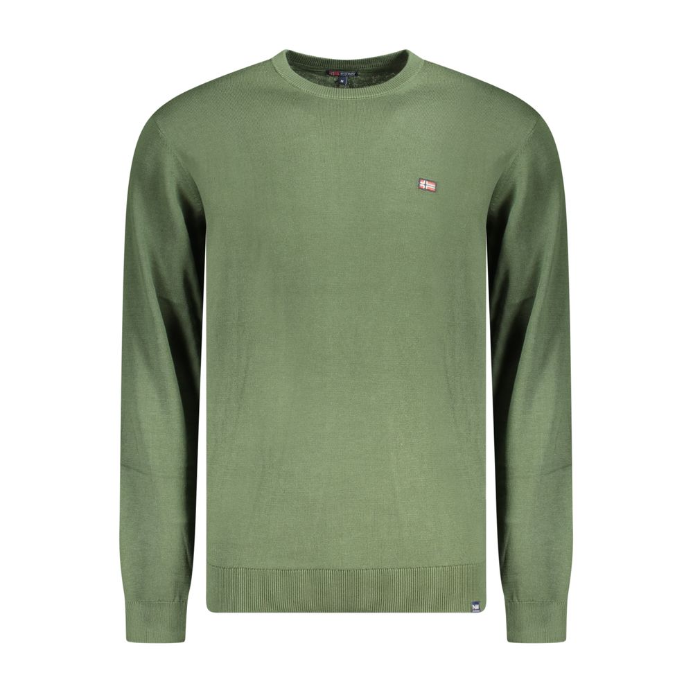 Norway 1963 Green Cotton Men's Shirt - Eljoys Fashion 