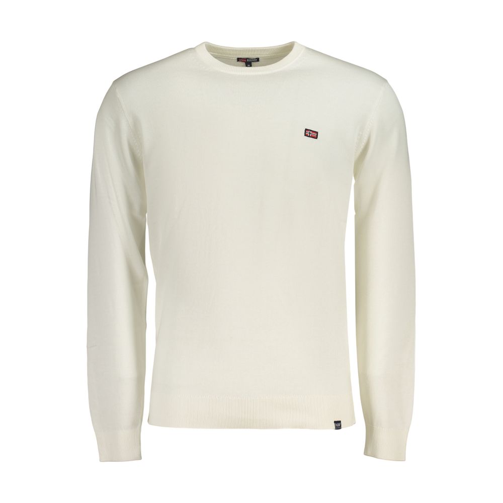 Norway 1963 Bianco Cotton Men's Maglia Norway 1963