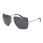 Guess Rose Gold Metal Sunglasses