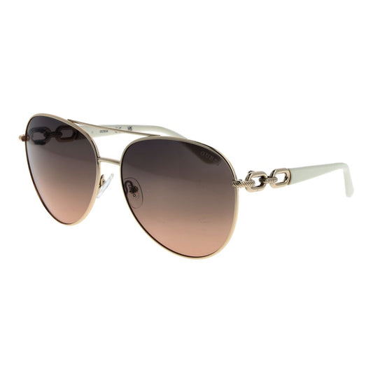 Guess Gold Metal Sunglasses Guess