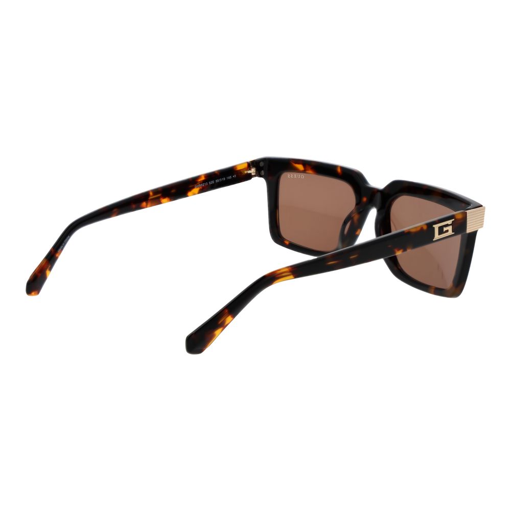 Guess Brown Acetate Sunglasses Guess