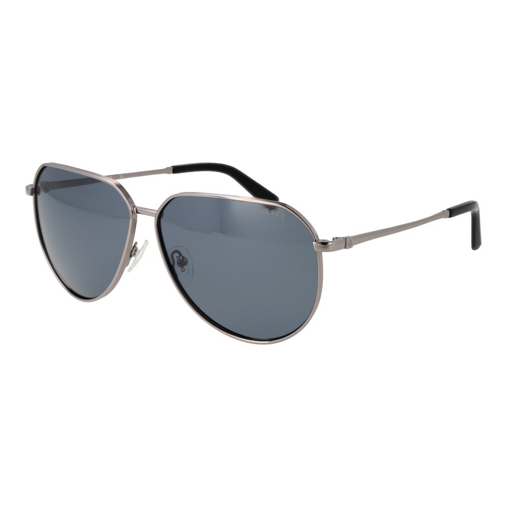 Guess Gray Metal Sunglasses Guess