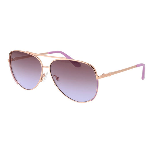 Guess Rose Gold Metal Sunglasses Guess