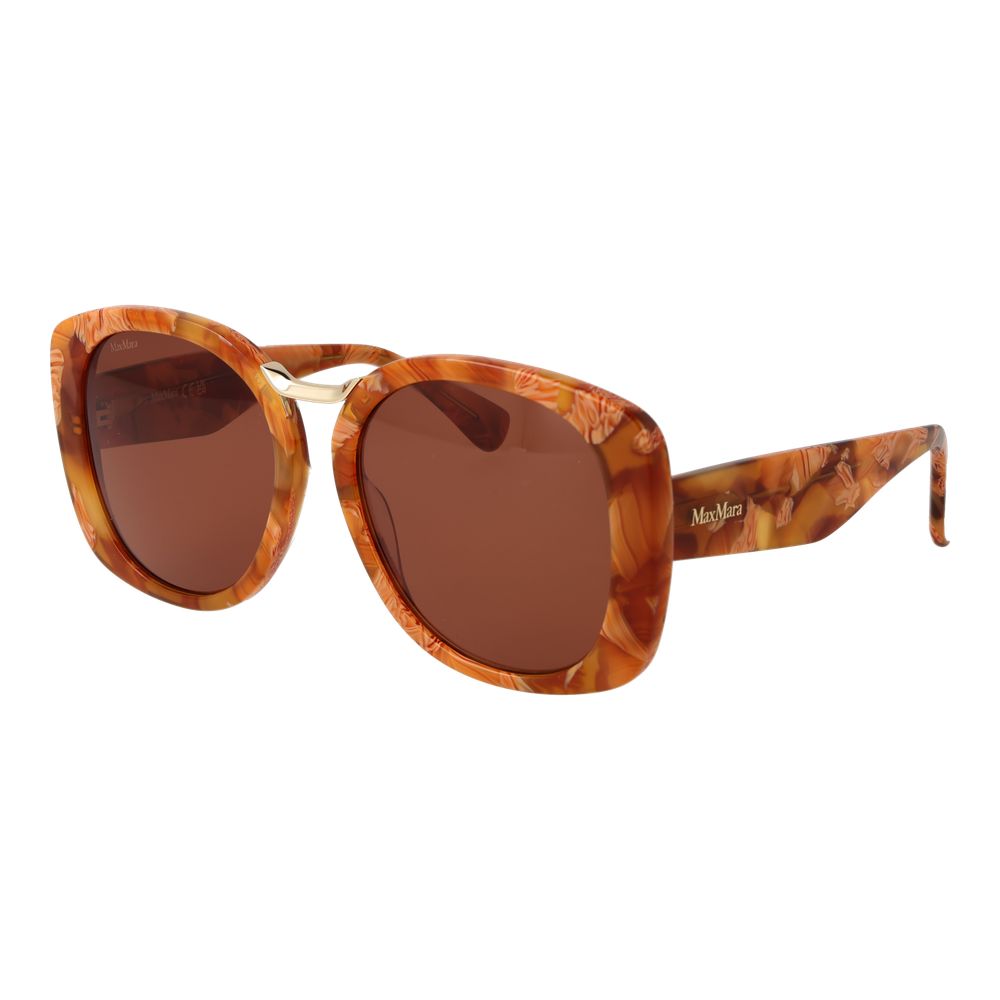 Max Mara Brown Acetate Sunglasses Max Mara