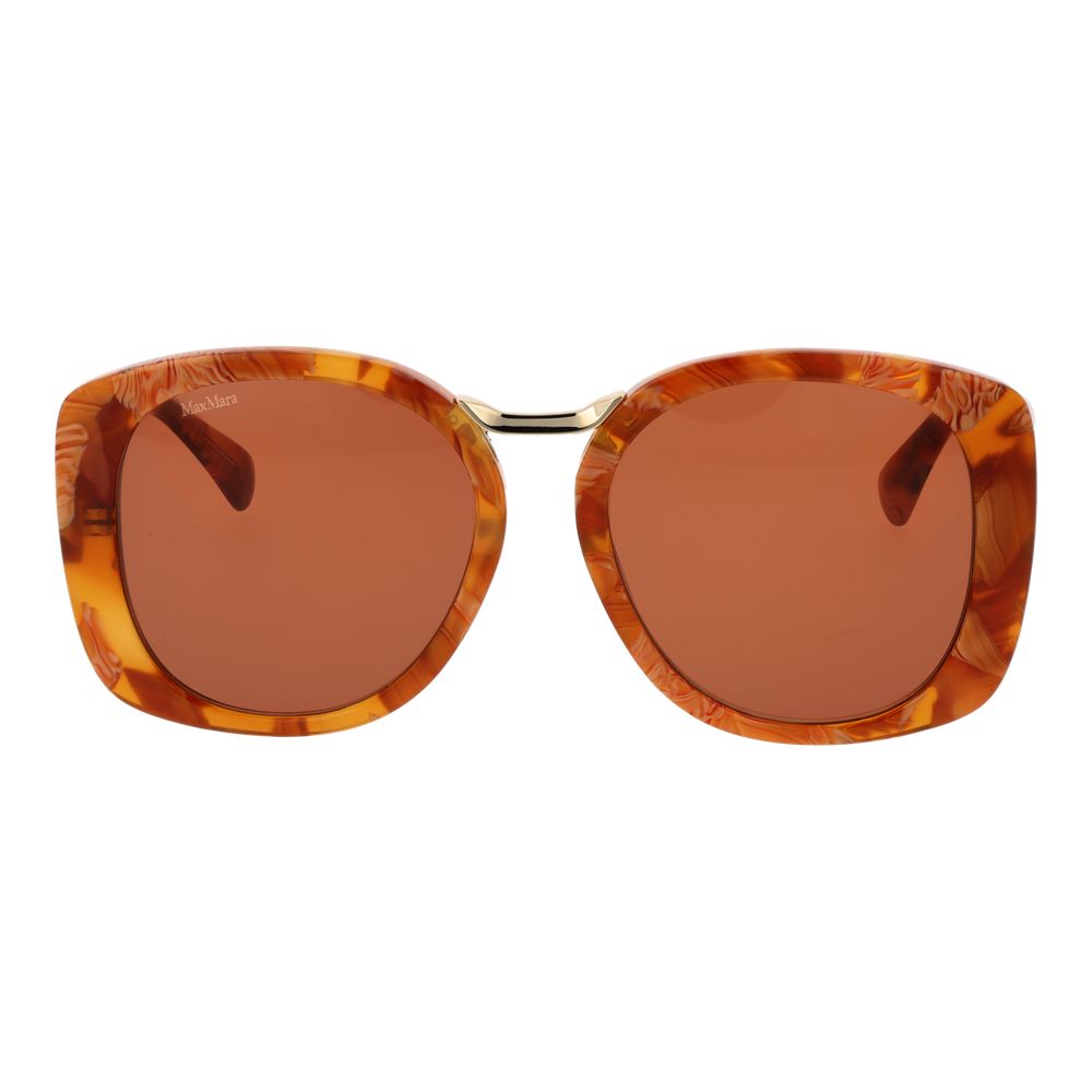 Max Mara Brown Acetate Sunglasses Max Mara