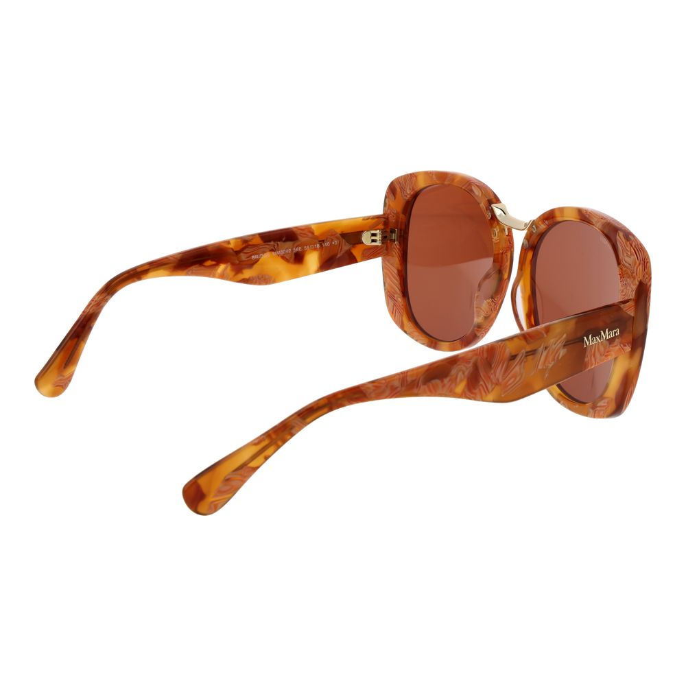 Max Mara Brown Acetate Sunglasses Max Mara