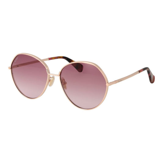 Max Mara Rose Gold Metal Sunglasses Max Mara