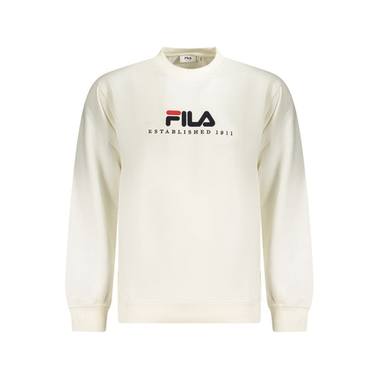 Fila White Cotton Men's Sweatshirt Fila