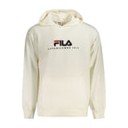 Fila Bianco cotton men's sweatshirt shown in white, featuring a crew neck and classic fit for casual wear.