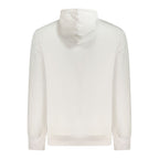 White cotton men's sweatshirt by Fila with a classic crewneck and subtle logo detail on the chest.