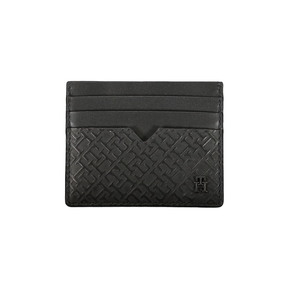 Tommy Hilfiger Black Leather Men's Wallet Tommy Hilfiger