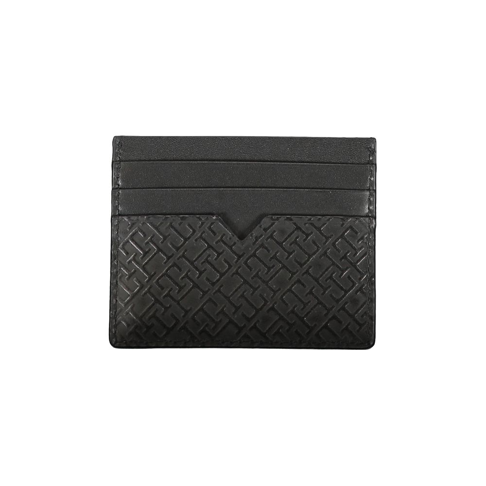 Tommy Hilfiger Black Leather Men's Wallet Tommy Hilfiger