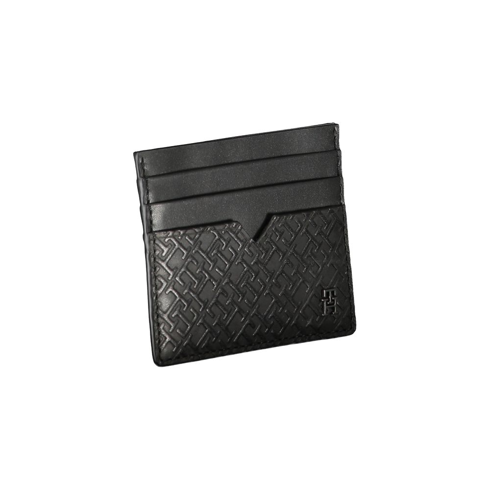 Tommy Hilfiger Black Leather Men's Wallet Tommy Hilfiger