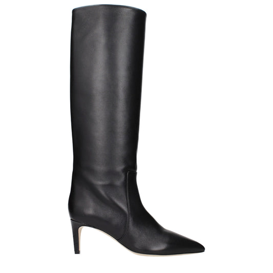 Paris Texas Black Leather Ankle Boots Paris Texas