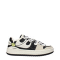 Barrow beige leather sneakers with white soles and laces, stylish casual footwear for men and women.