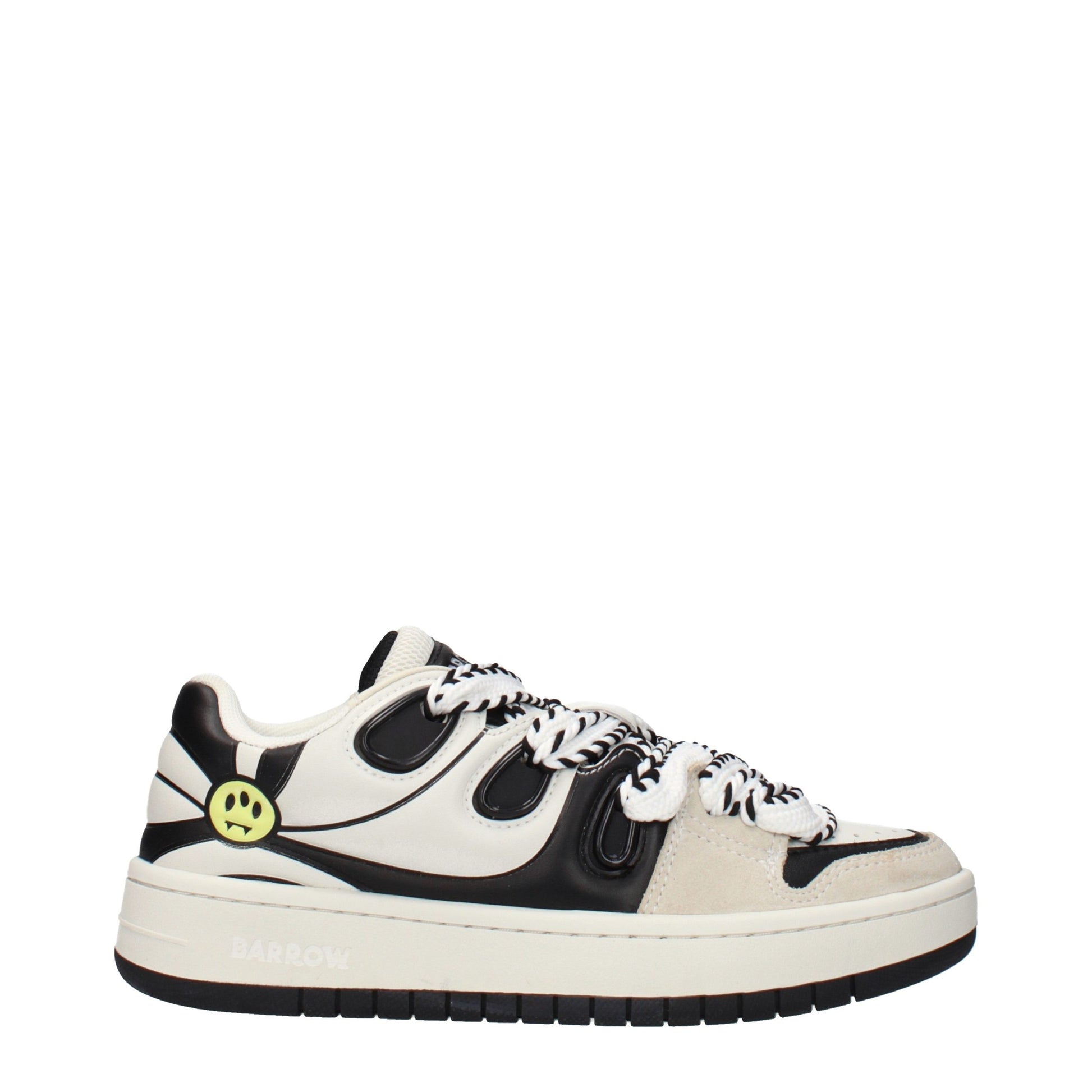 Barrow Beige Leather Sneakers Barrow