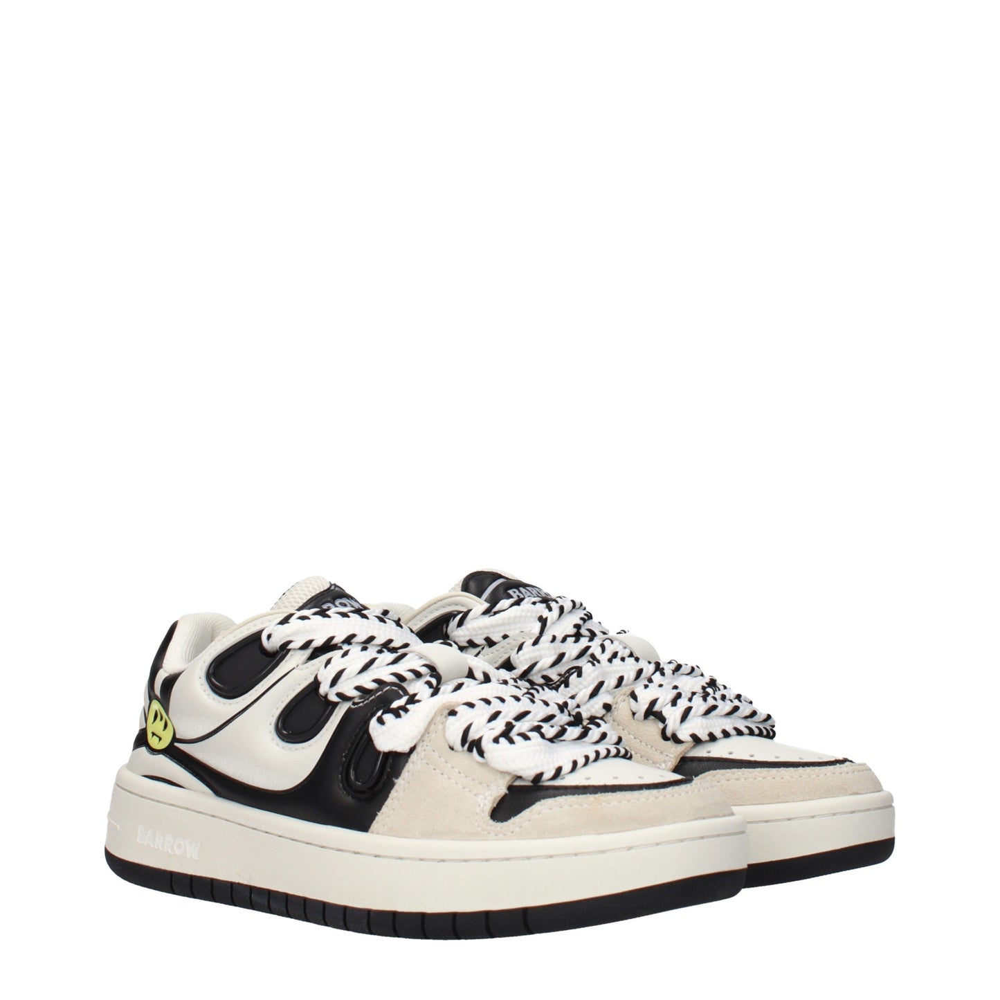 Barrow Beige Leather Sneakers Barrow