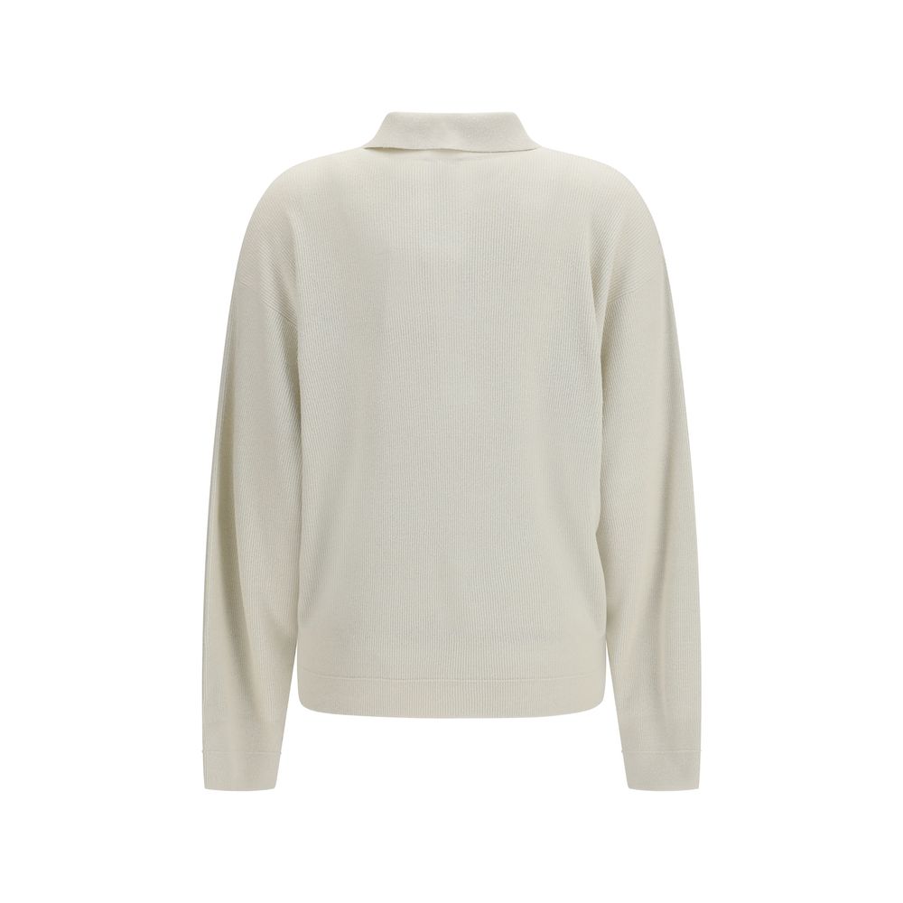 Calvin Klein Beige Silk Sweatshirt Calvin Klein