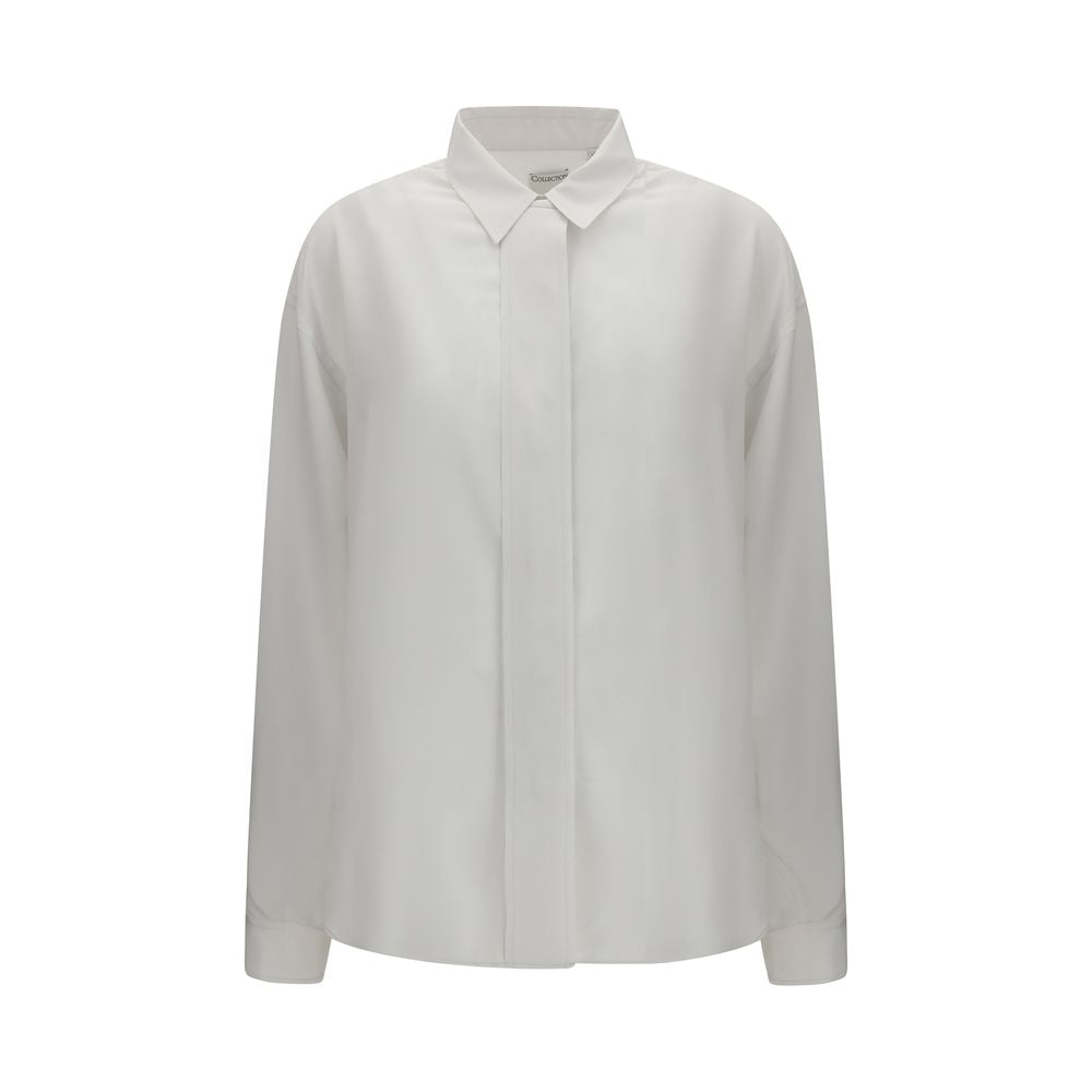 Calvin Klein White Silk Dress Shirt Calvin Klein