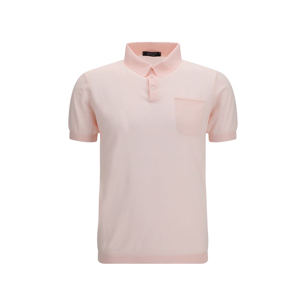 Aragona Cashmere Multicolor Cotton Polo Shirt Aragona Cashmere