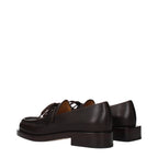 Jacquemus Brown Leather Slip-On Loafers