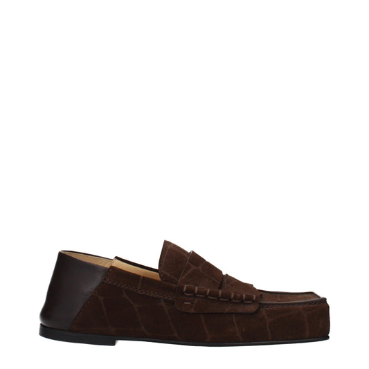 Jacquemus Brown Leather Slip-On Loafers Jacquemus