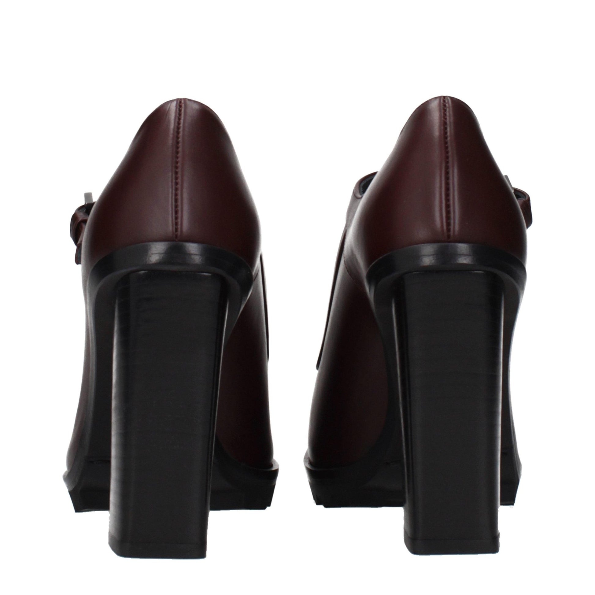 Max Mara Brown Leather High Heel Pumps Max Mara