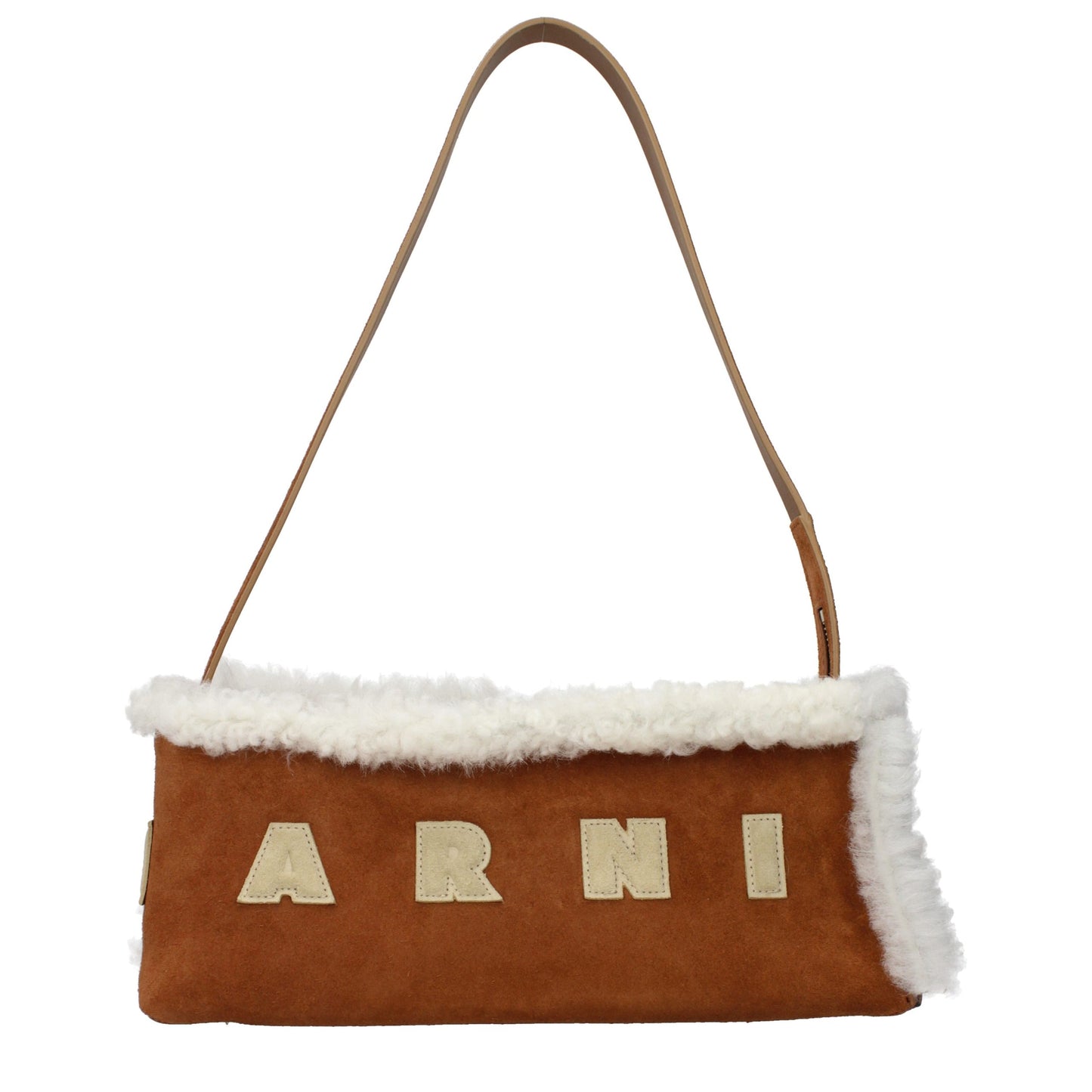 Marni Brown Leather Shoulder Bag Marni
