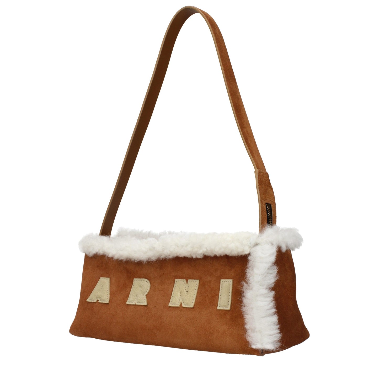 Marni Brown Leather Shoulder Bag Marni