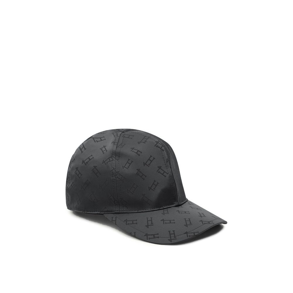 Herno Black Polyamide Cap Baseball Hat