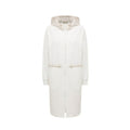Herno White Cotton Coat Herno