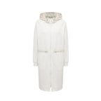Herno White Cotton Coat Herno