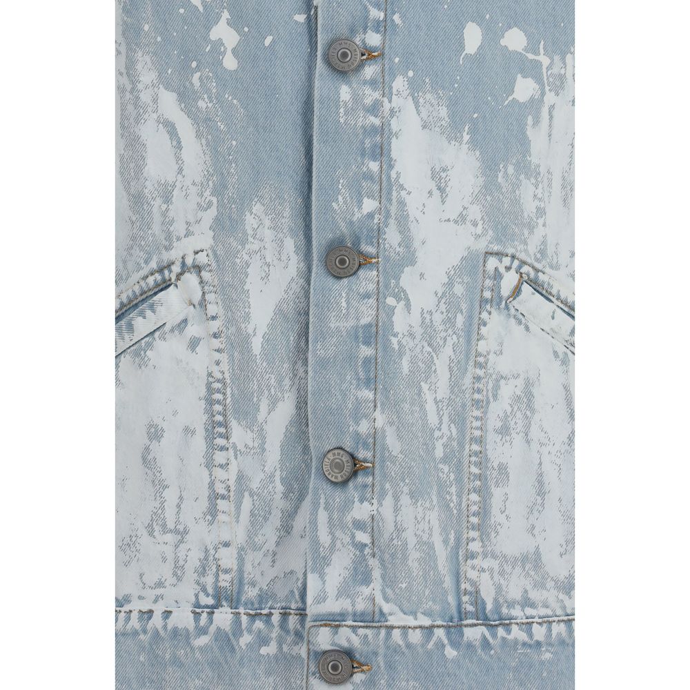 MM6 Blue Cotton Denim Jacket MM6