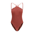 Hunza G Red Polyamide One-Piece Swimsuit
