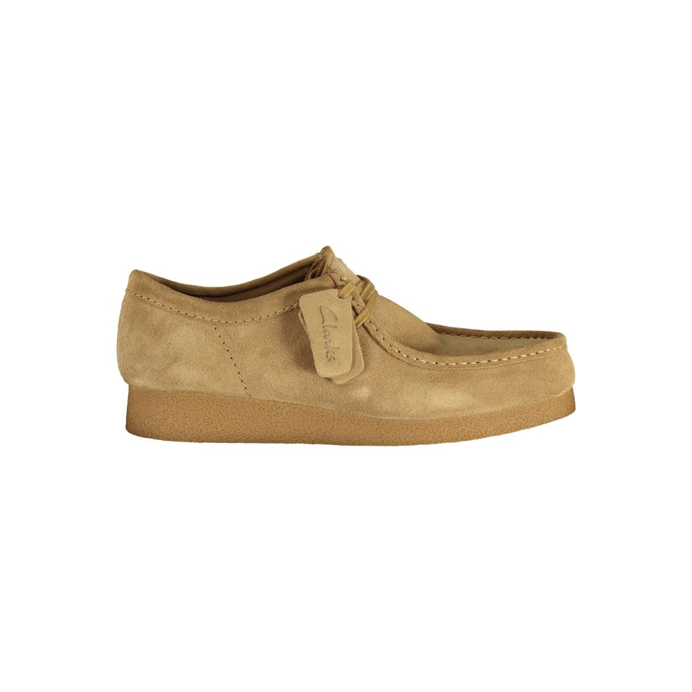 Clarks Beige Suede Mens Sneaker Clarks