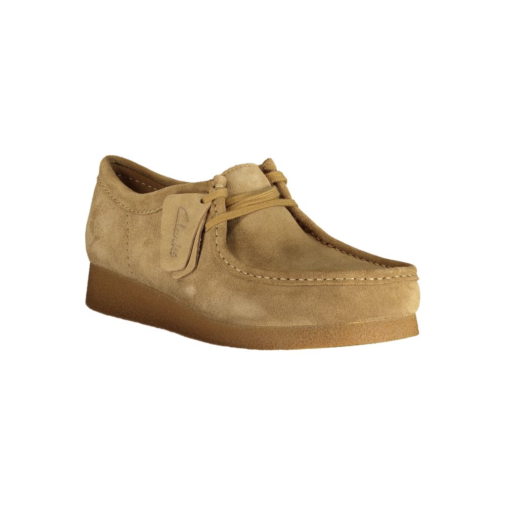 Clarks Beige Suede Mens Sneaker Clarks