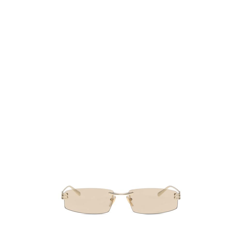 Balenciaga Beige Metal Sunglasses Balenciaga