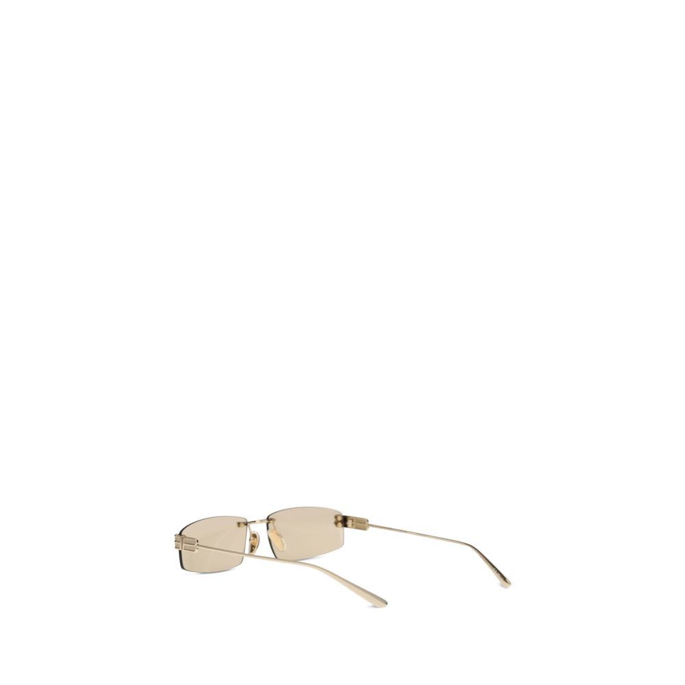 Balenciaga Beige Metal Sunglasses Balenciaga