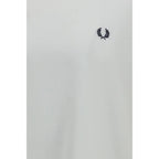 Fred Perry White Cotton T-Shirt