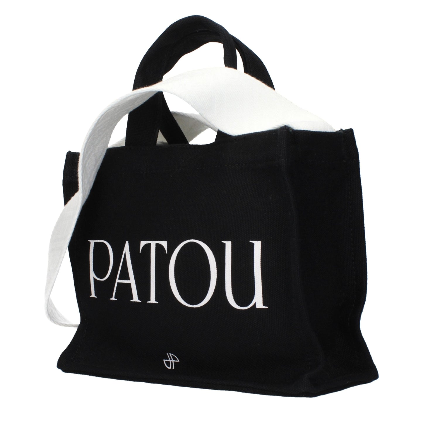 Patou Black Cotton Handbag Patou