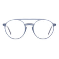 Andy Wolf gray acetate glasses frames with clear lenses, stylish and lightweight eyewear for a modern look.